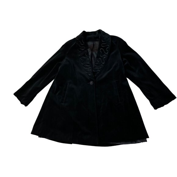 Vintage de Ball Velvet Coat Womens S Used Lined - Picture 3 of 15